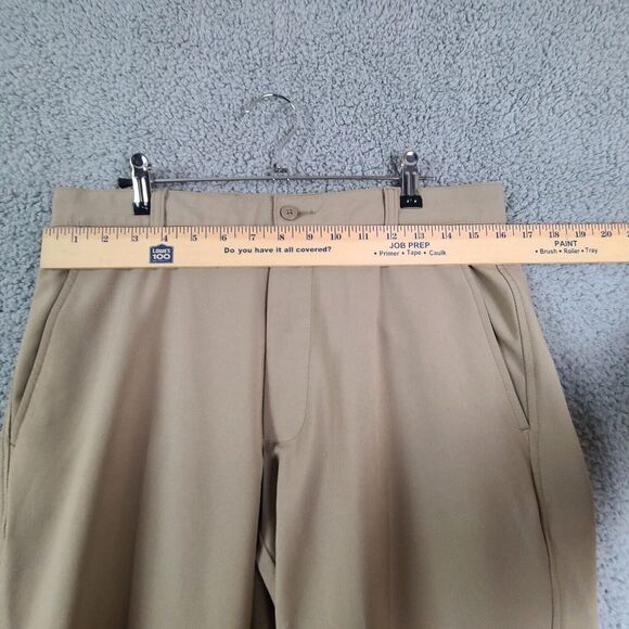 FootJoy FJ Performance Athletic Fit Golf Pants Golfing Mens Sz 32 X 30 Tan Beige - Picture 3 of 7